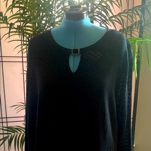 NWT Catherine dress sweater with silver buckle like piece.